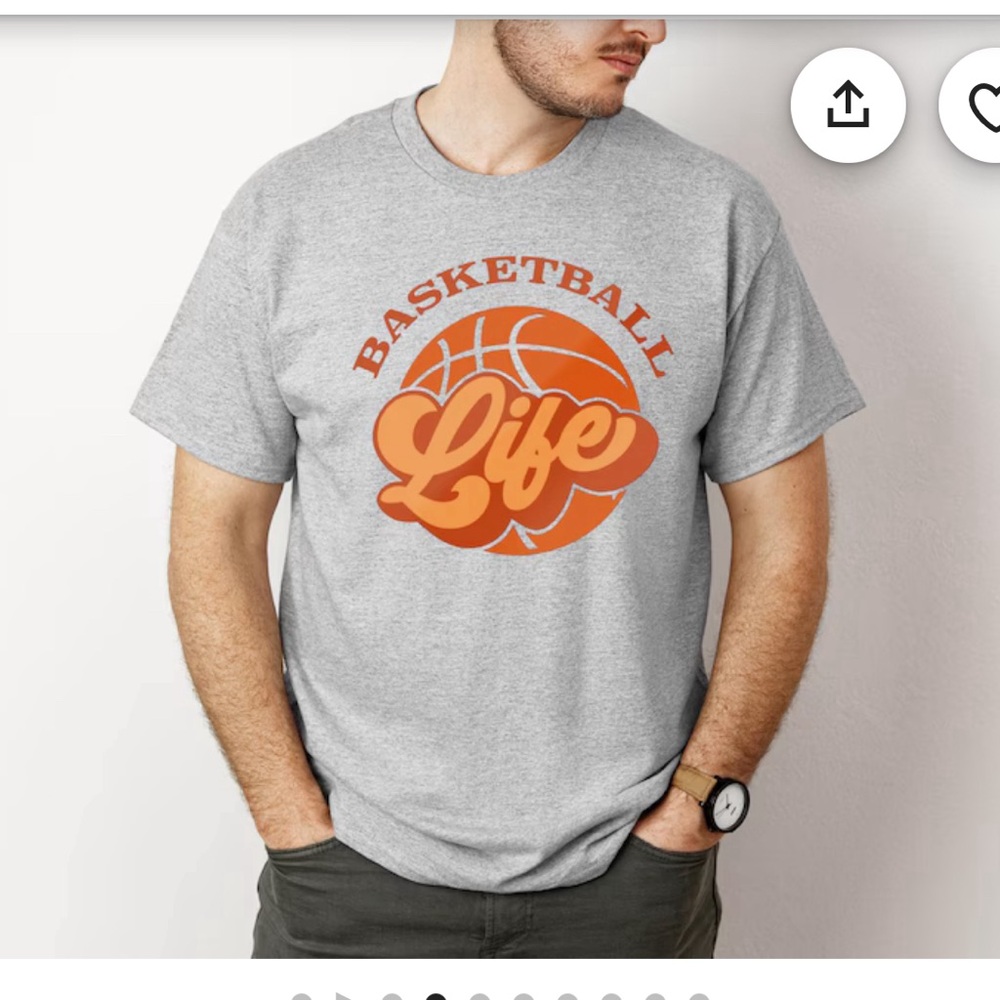 Brand New custom basketball T-shirt all sizes available. Great Xmas gift